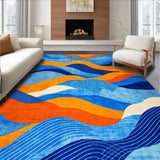 Chic Contemporary Abstract Design(Blue)