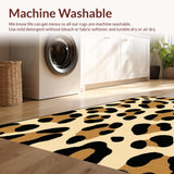 Ultra Soft Area Rug, Non Slip, Stain Resistant, Washable Area Rugs for Living Room, Bedroom, Cozy Shaggy Earthy Texture(Beige)