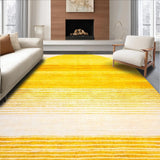 Ultra Soft Area Rug, Non Slip, Stain Resistant, Washable Area Rugs for Living Room, Bedroom, Elegant Soft Yellow Accent Piece(Yellow)