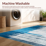 Contemporary Colorful Linear Fusion(Blue)