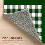 Artful Green and White Tartan Style(Black)