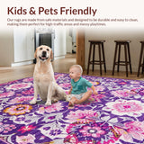 Contemporary Abstract Floral Composition(Purple)