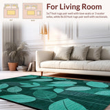 Contemporary Abstract with Blue Tones(Green)