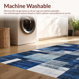 Dynamic Textured Geometric Collage(Blue)