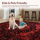 Contemporary Ogee Print(Red)