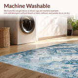 Chic Distressed Tiled Design(Blue)