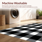 Bold Graphic Monochrome Checkered Look(Black)