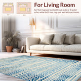 Chic Earthy Wave Scallop Style(Blue)