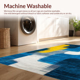 Contemporary Fluid Art Design(Blue)