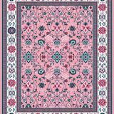 Luxurious Black and Floral Fusion(Pink)