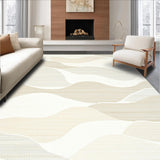 Trendy Abstract Cozy Layered Elements(Beige)