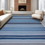 Ultra Soft Area Rug, Non Slip, Stain Resistant, Washable Area Rugs for Living Room, Bedroom, Stylish Coastal Blue Patterns(Blue)