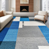 Ultra Soft Area Rug, Non Slip, Stain Resistant, Washable Area Rugs for Living Room, Bedroom, Geometric Pattern Bedroom Area Rug for High Traffic Spaces(Gray)