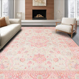 Sunny Cheerful Abstract Floral Vibe(Pink)