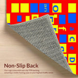 Vibrant Educational Alphabet Design(Blue)