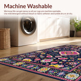 Sophisticated Oushak Inspired Aesthetic(Blue)