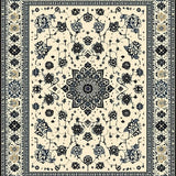 Beige Fusion Area Abstract Design(Beige)