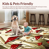 Enchanting Nature Inspired Motif(Red)