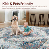 Elegant Monochrome Medallion Style(Blue)