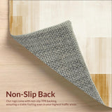 Artisan Crafted Beige Area Abstract Collection(Beige)