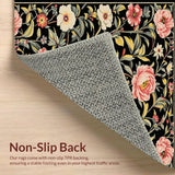 Lush Vintage Garden Aesthetic(Black)