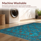 Artful Abstract Coastal Motif(Blue)