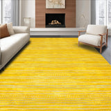 Ultra Soft Area Rug, Non Slip, Stain Resistant, Washable Area Rugs for Living Room, Bedroom, Delicate Fluffy Organic Touch(Yellow)