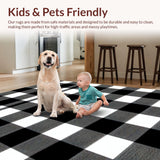 Contemporary Farmhouse Plaid Style(Black)