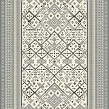 Chic Rustic Tiled Patterned(Beige)