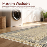 Stylish Transitional Ogee Layout(Beige)