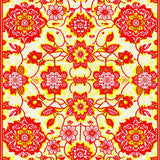 Luxurious Botanical Print for Entryways(Red)