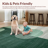 Cozy Textured Linear Design(Green)