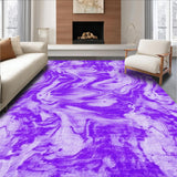 Ultra Soft Area Rug, Non Slip, Stain Resistant, Washable Area Rugs for Living Room, Bedroom, Stylish Contemporary Blended Tones(Purple)