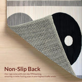 Elegant Circular Monochrome Motif(Black)