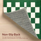 Classic White and Green Checkerboard Aesthetic(Green)