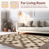 Geometric Natural Tones Elegance(Beige)