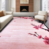 Ultra Soft Area Rug, Non Slip, Stain Resistant, Washable Area Rugs for Living Room, Bedroom, Modern Multicolor Botanical Elegance(Pink)