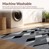 Chic Abstract Monochrome Composition(Black)