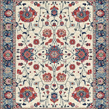 Ultra Soft Area Rug, Non Slip, Stain Resistant, Washable Area Rugs for Living Room, Bedroom, Striking Vintage Soft Textures(Beige)
