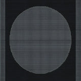 Contemporary Circular Elegant Design(Black)