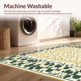 Ultra Soft Area Rug, Non Slip, Stain Resistant, Washable Area Rugs for Living Room, Bedroom, Boho Cream Area(Beige)