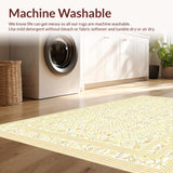 Trendy Transitional Trellis Design(Beige)