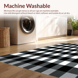 Stylish Farmhouse Plaid Motif(Black)