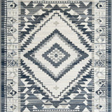 Ultra Soft Area Rug, Non Slip, Stain Resistant, Washable Area Rugs for Living Room, Bedroom, Transitional Cozy Block Print(Gray)