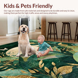 Chic Abstract Plant Silhouettes(Green)