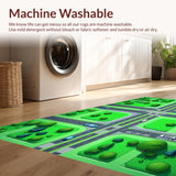 Colorful Miniature Metropolis Layout(Green)