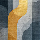Ultra Soft Area Rug, Non Slip, Stain Resistant, Washable Area Rugs for Living Room, Bedroom, Modern Grey Gold Living Room Non-Shedding Rug(Gray)