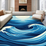 Fresh Turquoise Ripple Effect(Blue)