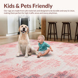 Charming Pastel Abstract Motif(Pink)