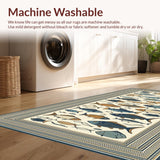 Coastal Nautical Fish Motif(White)